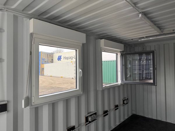 20-Fuss Lagercontainer ONE WAY mit Fenster und Personentür – Neu