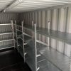 20 Fuss Lagercontainer mit Seitentür Licht und Regalen – Neu